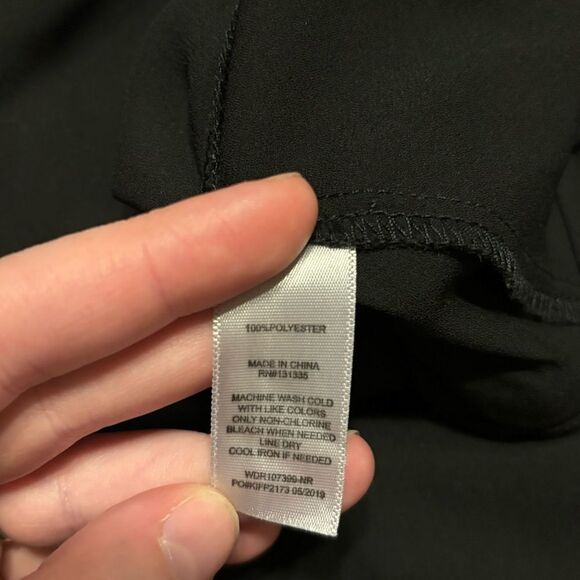 Socialite Black Dress Scallop Neckline SZ Small Spaghetti Strap Date Night Out - Picture 6 of 6